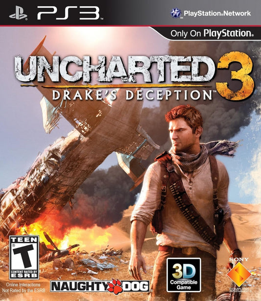 Uncharted 3: Drake`s deception (brukt) - Playstation 3 spill (PS3)