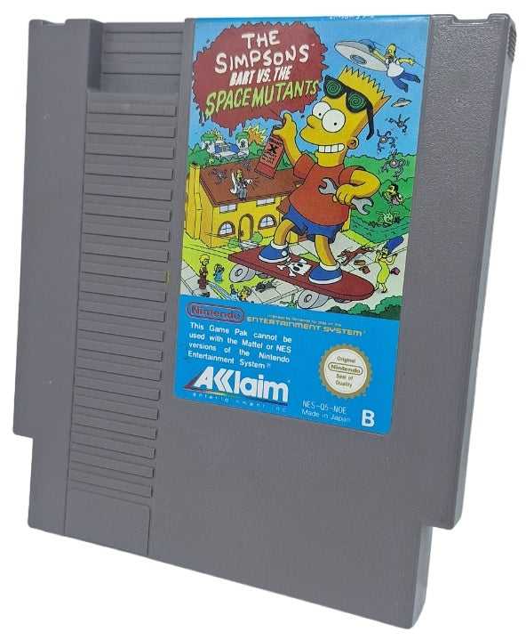 The simpsons: Bart VS. the spacemutants (brukt) (Kun kassett) - Nintendo entertainment system spill (NES)