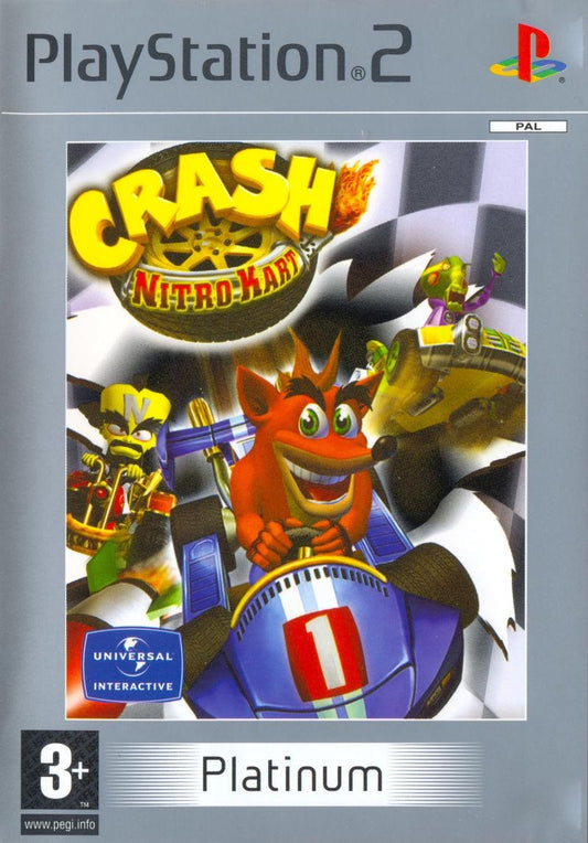 Crash Nitro crash (platinum) (brukt) - Playstation 2 spill (ps2)