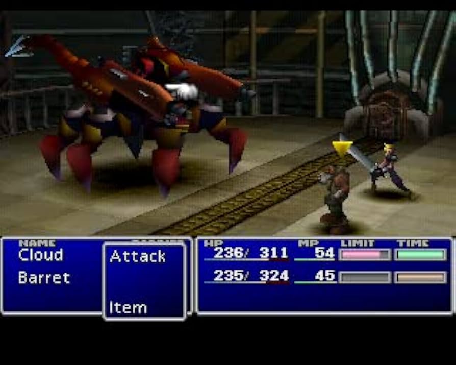 Final fantasy VII / 7 (platinum) - Playstation 1 spill (PS1)