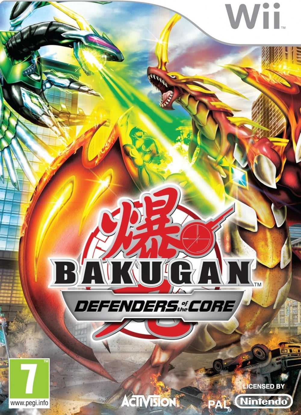 Bakugan battle brawlers: Defenders of the core (brukt) - Nintendo Wii spill