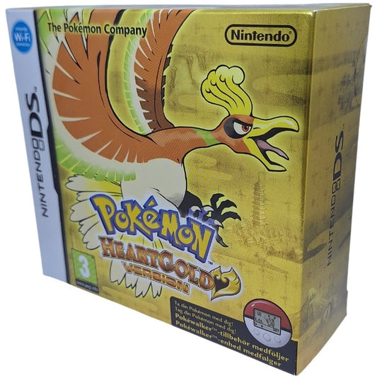 Pokemon Heartgold version (med pokewalker) (komplett i eske - CIB) (brukt) - Nintendo DS spill