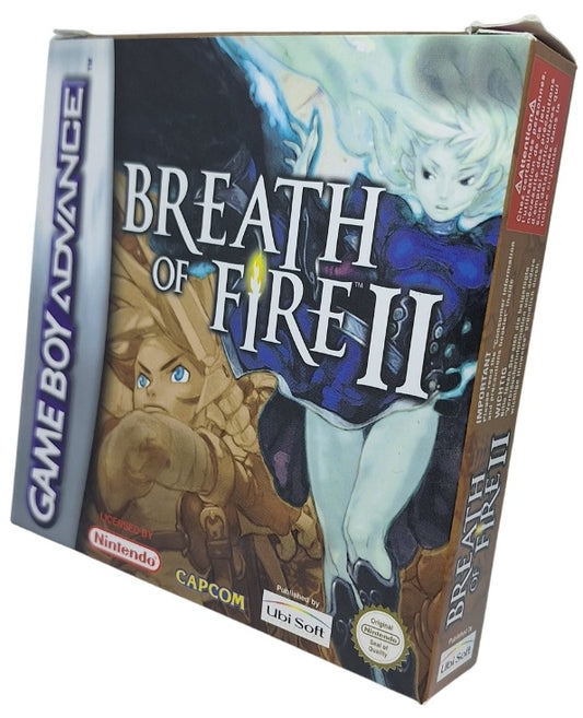 Breath of fire II / 2 (komplett i eske - CIB) (brukt) - nintendo GameBoy advance spill (GBA)