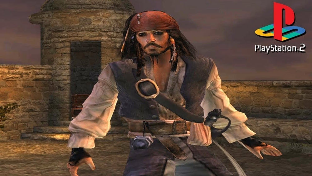 Pirates of the caribbean: The legend of Jack Sparrow (platinum) (brukt) - Playstation 2 spill (ps2)