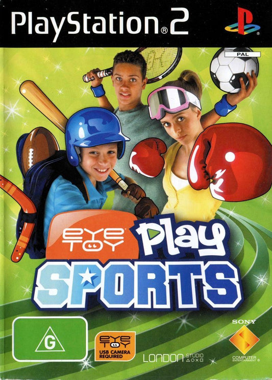 EyeToy: Play sports (brukt) - Playstation 2 spill (ps2)