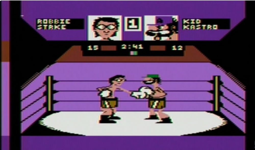 Fight Night (Atari XE spill) (brukt) (Kun kassett)