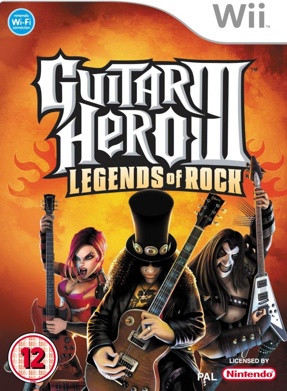 Guitar hero 3: Legends of rock (brukt) - Nintendo wii spill