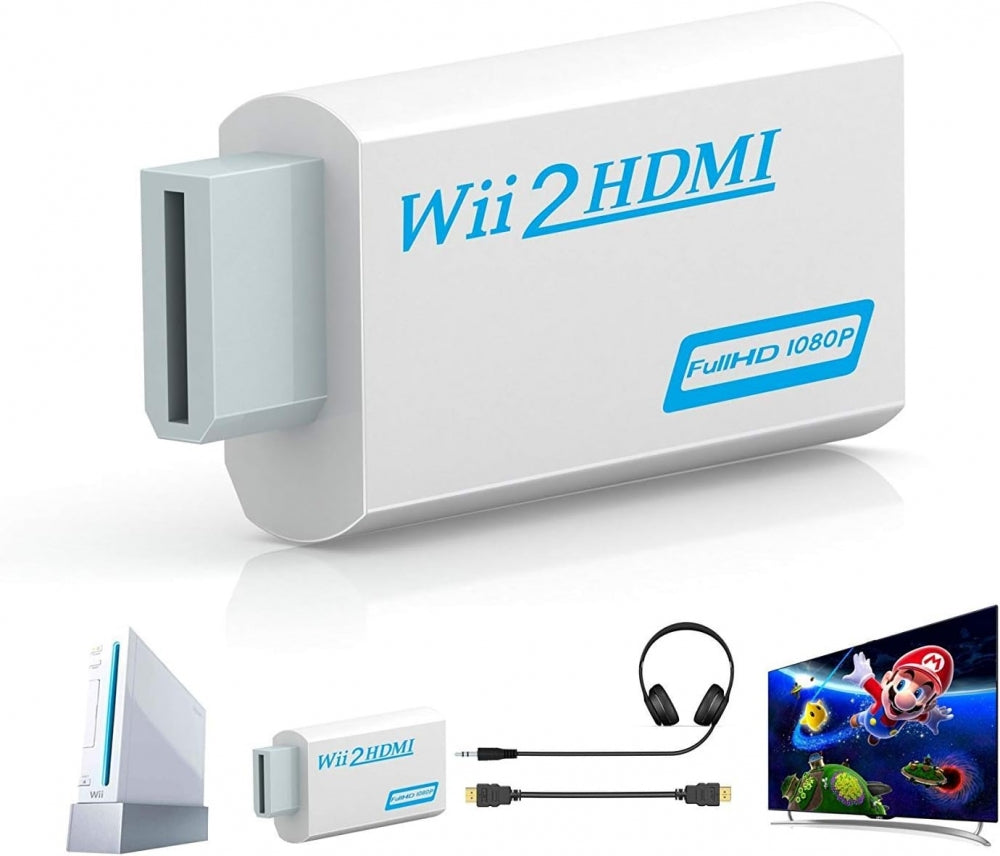 Wii til HDMI adapter (Nytt) - Nintendo Wii tilbehør