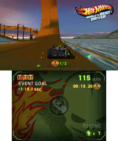 Hot wheels - World's best driver – Nintendo 3DS spill