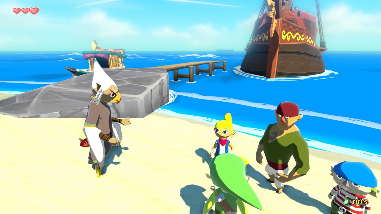 The legend of zelda: The Wind waker HD (brukt) - Nintendo Wii U spill