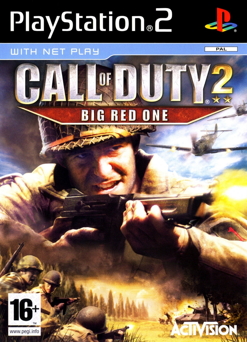 call of duty 2: Big red one (brukt) - Playstation 2 spill (ps2)