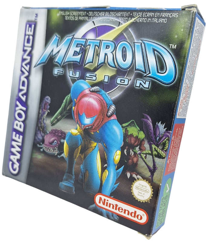 Metroid fusion (komplett i eske - CIB) (brukt) - nintendo Gameboy advance spill (GBA)