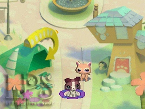 Gameplay-bilde fra Littlest pet shop friends : Beach - Nintendo DS spill