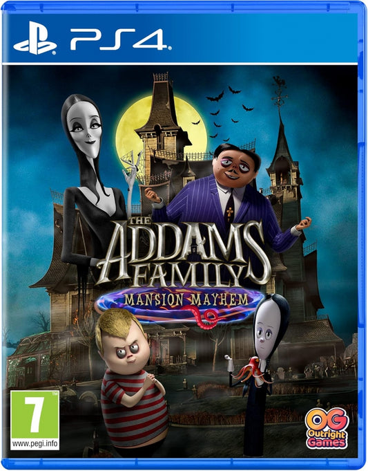 The addams family: mansion mayhem (nytt) - playstation 4 spill (ps4)