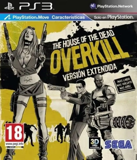 The house of the dead: overkill (extended cut) (brukt) - Playstation 3 spill (ps3)