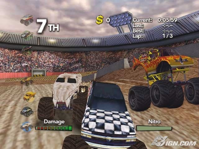 Monster Trux Extreme - Arena Edition - Playstation 2 spill (PS2)