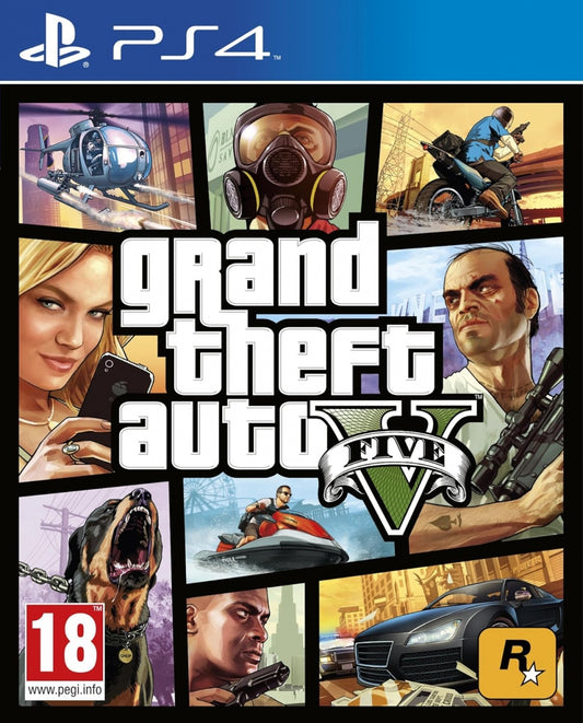 Grand Theft Auto 5 (GTA5) (brukt) - Playstation 4 spill (PS4)