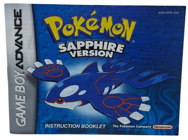 Pokemon Sapphire (Komplett i eske - CIB) (brukt) - nintendo Gameboy advance spill (GBA)