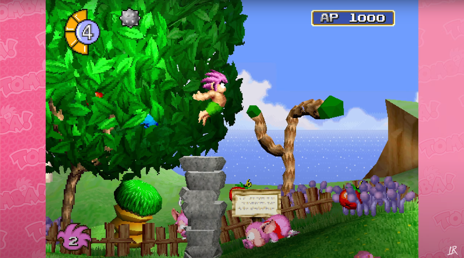 Gameplay-bilde fra Tombi! / Tomba! - Playstation 1 spill (PS1)