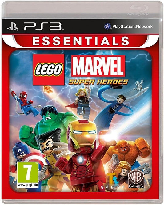 Lego marvel: super heroes (essentials) (brukt) - Playstation 3 spill (ps3)