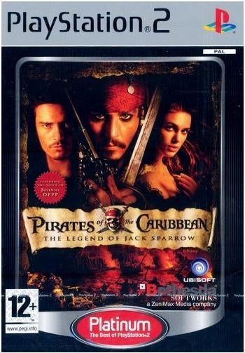 Pirates of the caribbean: The legend of Jack Sparrow (platinum) (brukt) - Playstation 2 spill (ps2)