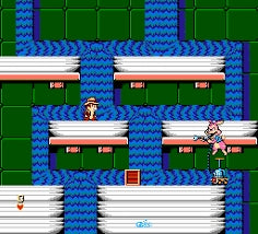 Chip`n Dale: Rescue rangers 2 (brukt) (Kun kassett) - Nintendo entertainment system spill (NES)