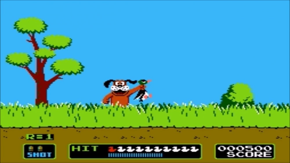 Super mario bros. og duck hunt (brukt) (kun kassett) - Nintendo entertainment system spill (NES)