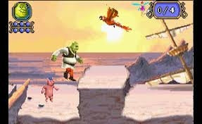 Shrek: The third 3 (brukt) - Nintendo gameboy advance spill (GBA)