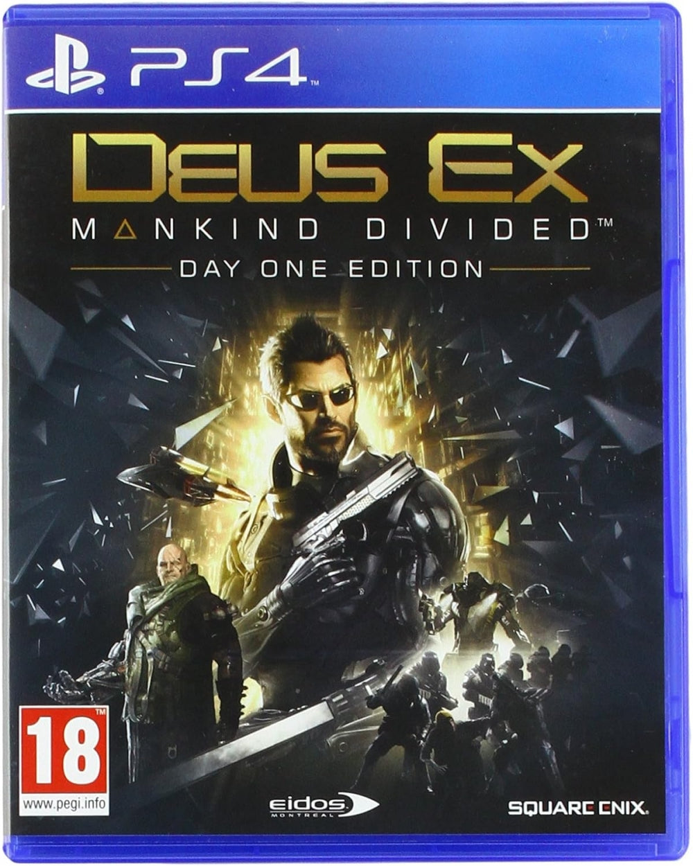 Deus Ex mankind divided (day one edition) (brukt) - Playstation 4 spill (ps4)