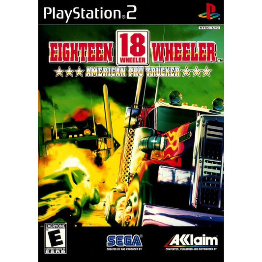 Eighteen wheeler: American pro trucker (brukt) - Playstation 2 spill