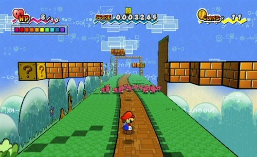 Bilde av Super Paper Mario Nintendo Wii Spill