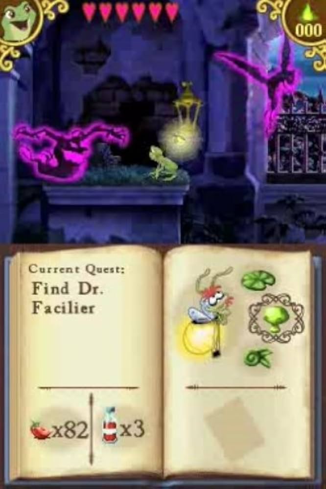 The Princess and The Frog – Nintendo DS spill