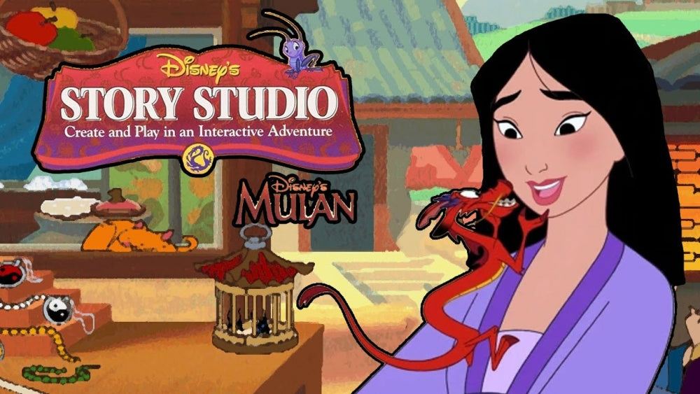 Disney's Story Studio Mulan (brukt) - Playstation 1 spill (ps1)