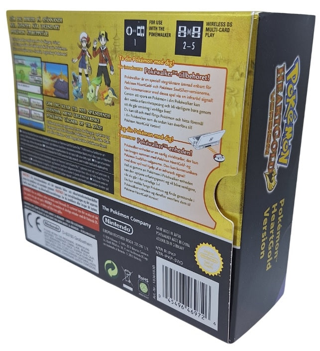 Pokemon Heartgold version (med pokewalker) (komplett i eske - CIB) (brukt) - Nintendo DS spill