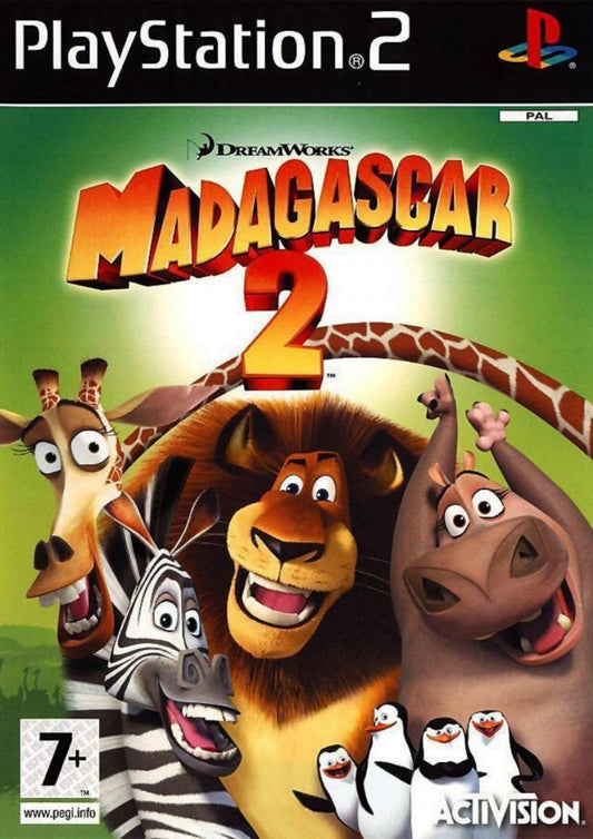 Madagascar: Escape 2 africa (brukt) - Playstation 2 spill (ps2)