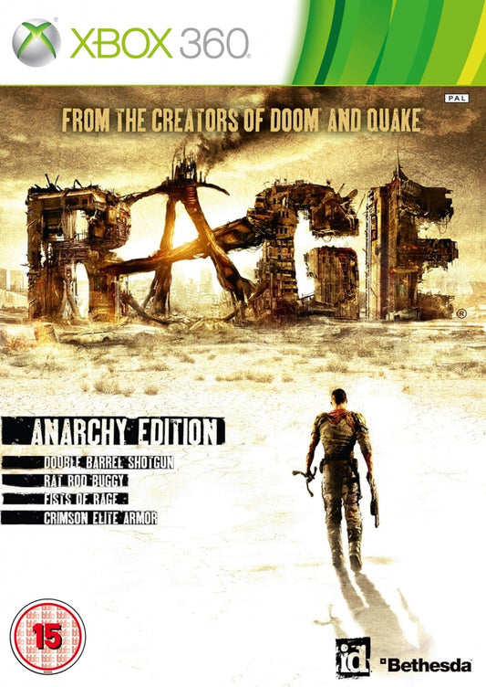 Rage anarchy edition (brukt) - Xbox 360 spill