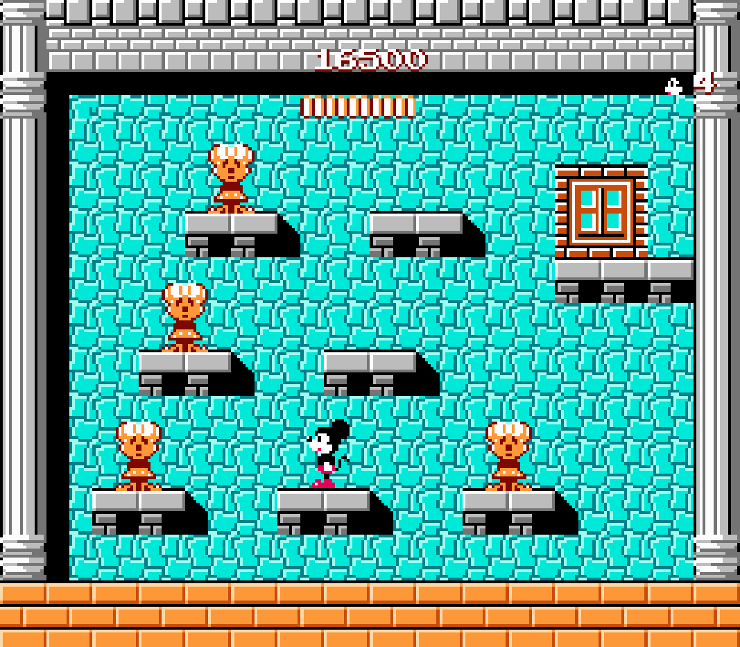 Mickey Mousecapade (USA) (i eske) - Nintendo entertainment system / NES spill