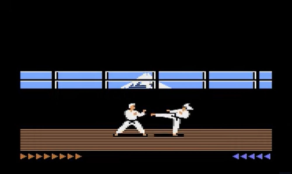 Karateka (Atari XE spill) (brukt) (Kun kassett)