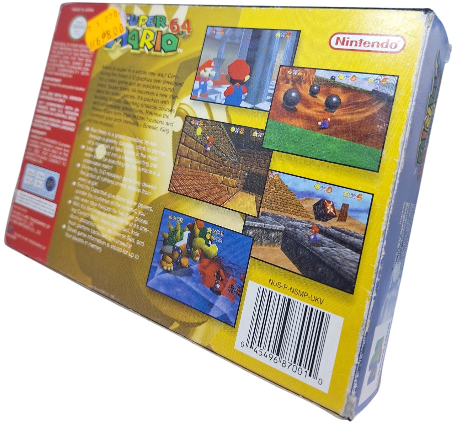 Super mario 64 (komplett i eske - CIB) - Nintendo 64 spill (N64) - Eksemplar 1