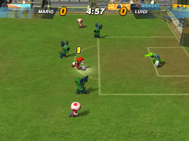 Mario smash football - Nintendo Gamecube spill