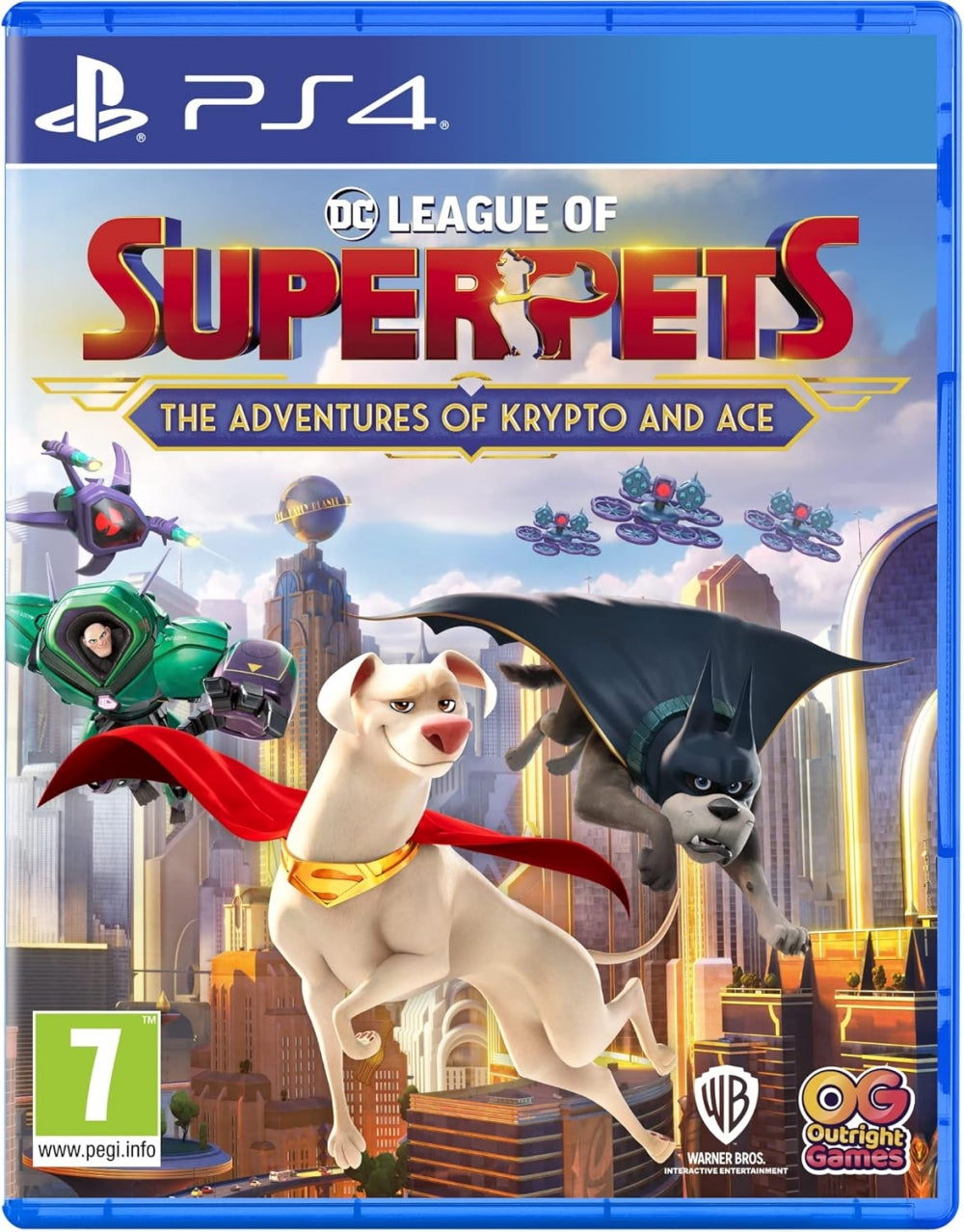 DC league of superpets: The adventure of krypto and ace (nytt) - playstation 4 spill (ps4)