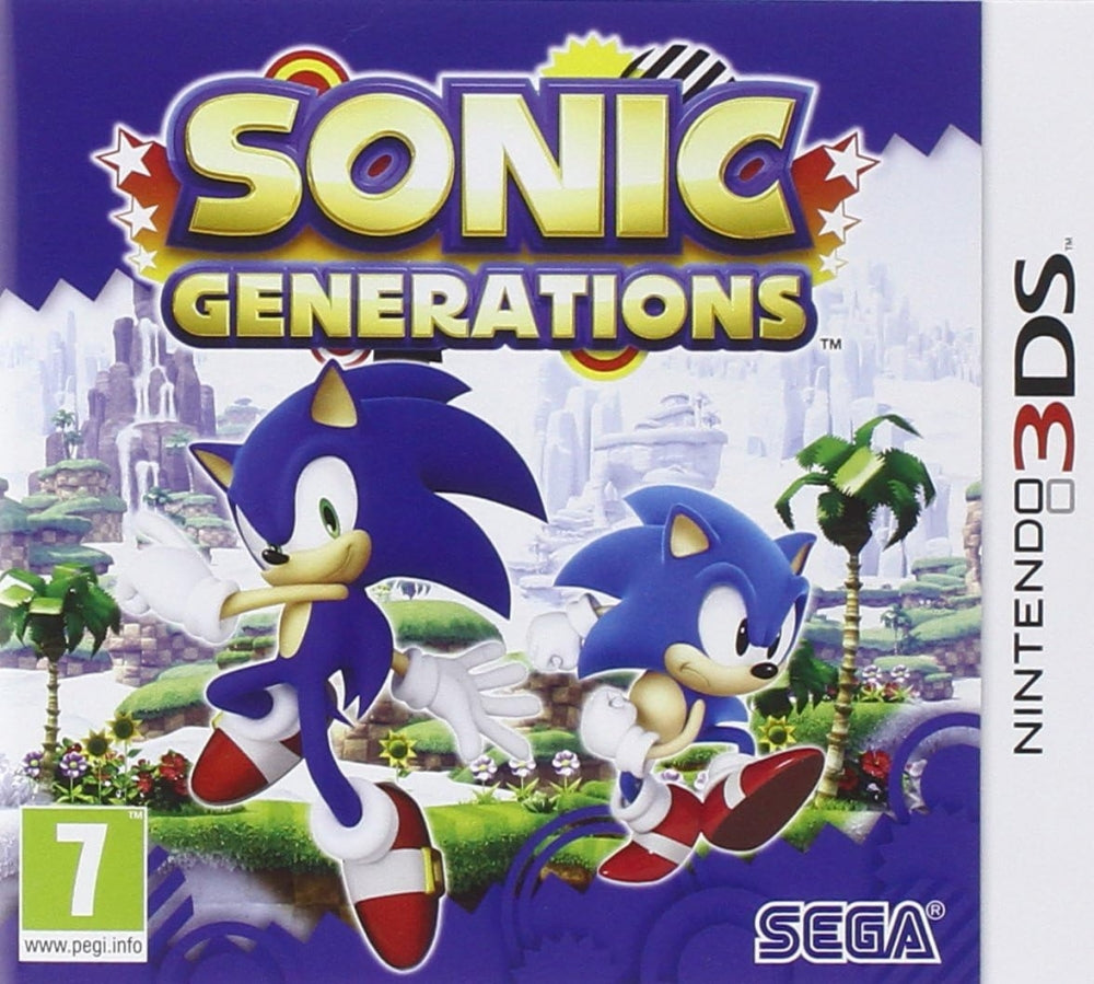 Sonic generations (brukt) - Nintendo 3DS spill