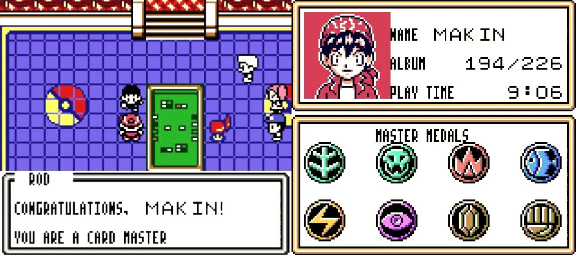Pokemon - The trading card game - Nintendo GameBoy spill