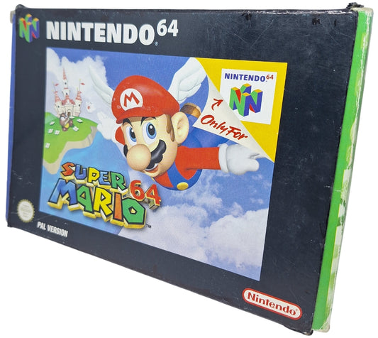 Super mario 64 (komplett i eske - CIB) (brukt) - Nintendo 64 spill (N64)