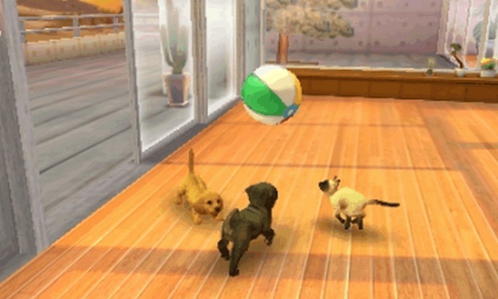 Nintendogs + cats - golden retriever & friends (nintendo selects) – Nintendo 3DS spill