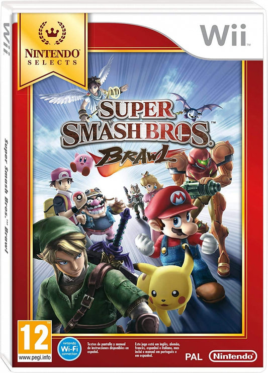 Super smash bros. brawl (Brukt) (Nintendo selects) - Nintendo Wii spill