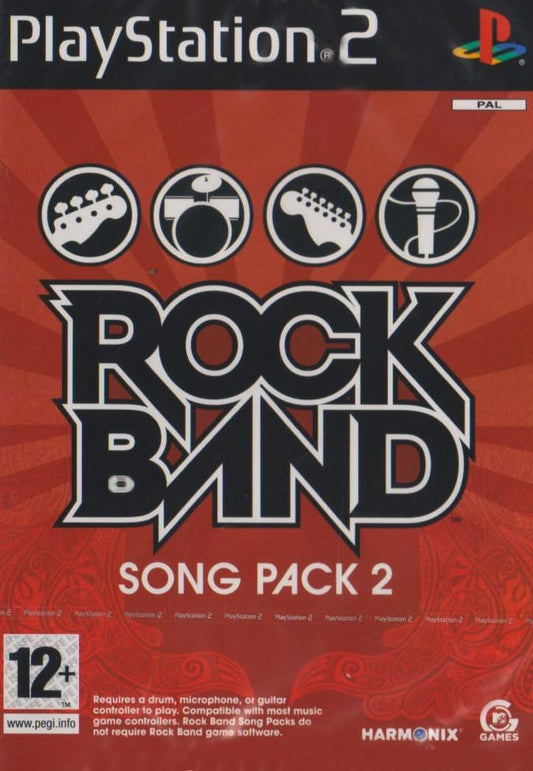 Rock band: Song pack 2 (brukt) - Playstation 2 spill (PS2)