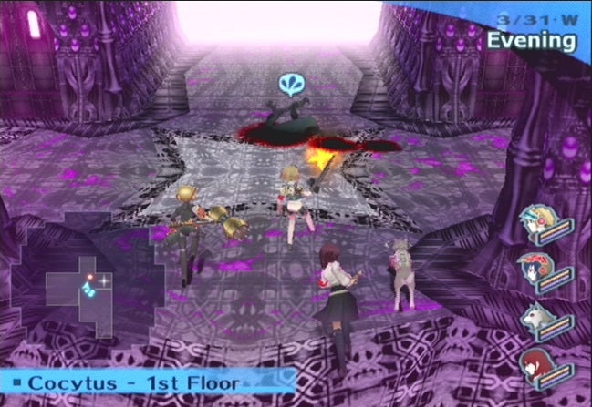 Gameplay-bilde fra Shin Megami Tensei - Persona 3 - Playstation 2 spill (PS2)