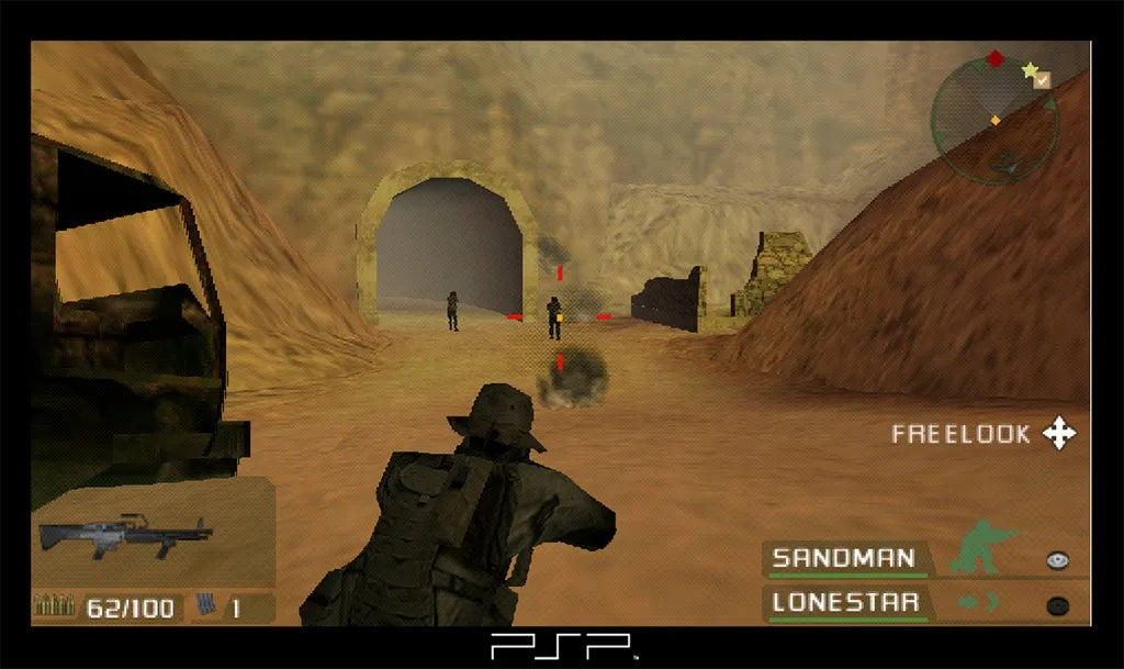 SOCOM - U.S. Navy SEALs Fireteam Bravo - Playstation portable spill (PSP)