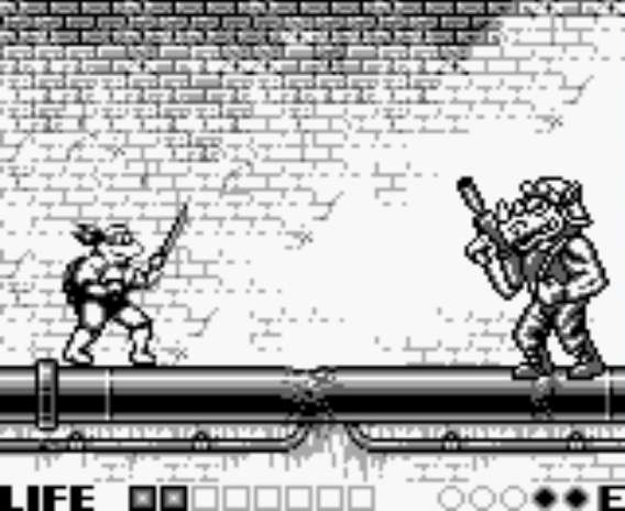 Teenage mutant ninja turtles - Fall of the foot clan - GameBoy spill